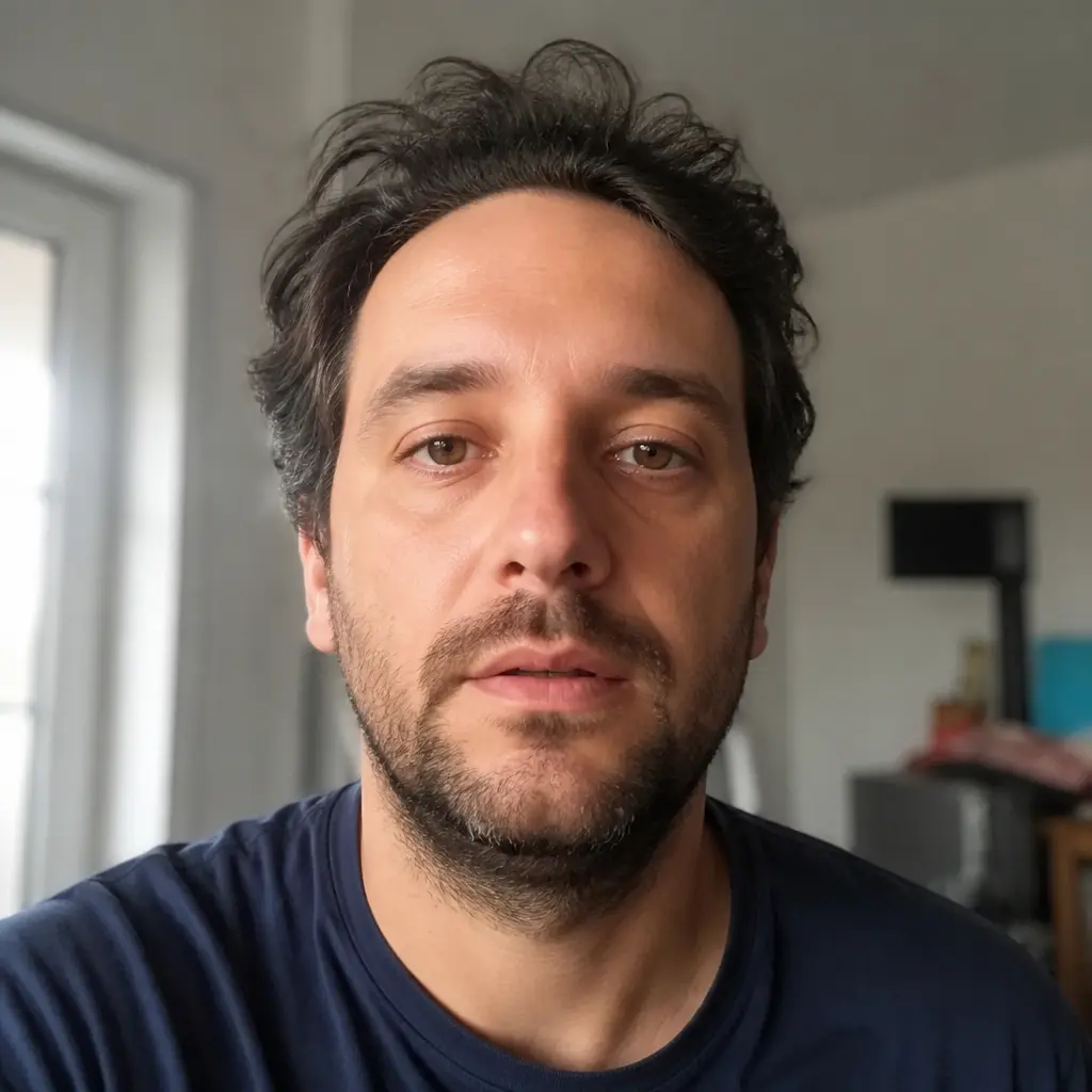AI-generated fictional portrait